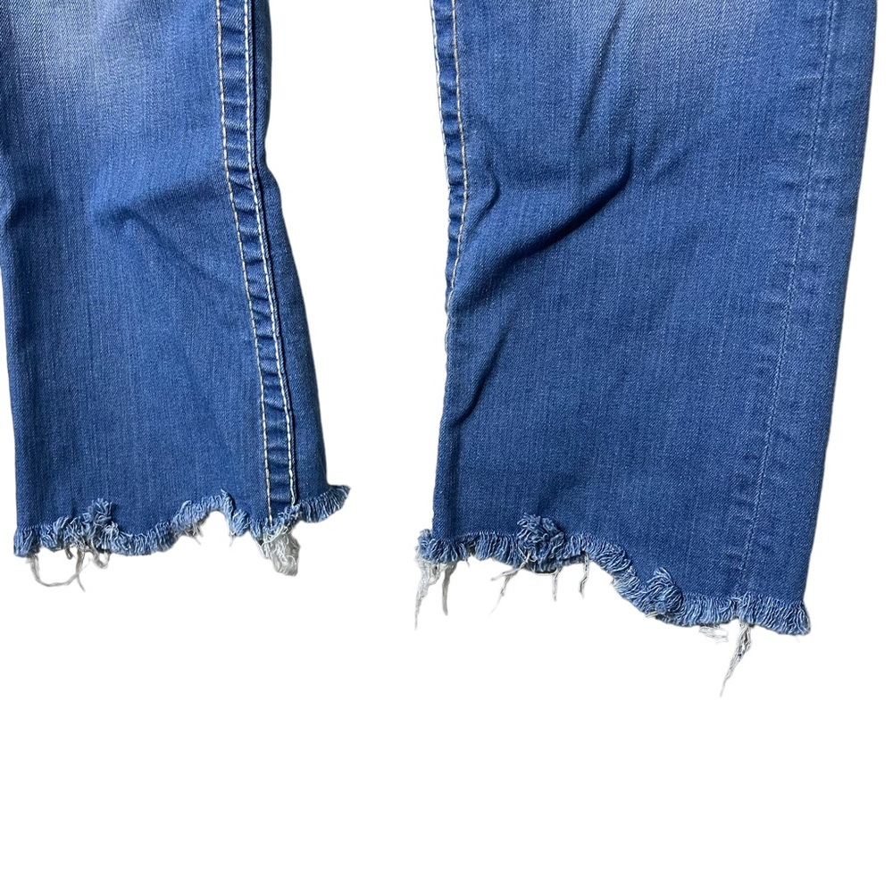 Big Star Jeans Women’s 28x26 Blue Remy Cutoff Stretch Denim Embellished Low Rise - Picture 8 of 10